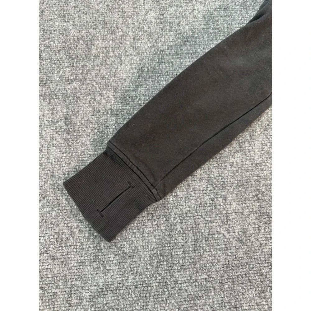 Lululemon Scuba Hoodie Womens Small Black Full‎ Zip Thumbholes Sweatshirt Logo - Picture 10 of 13